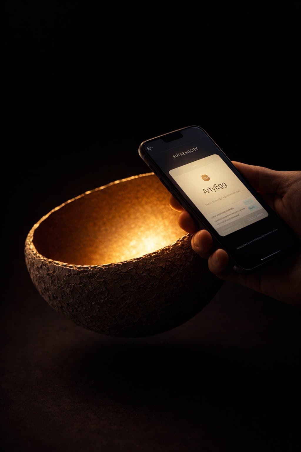 Tap to connect — ArtyEgg NFC activation