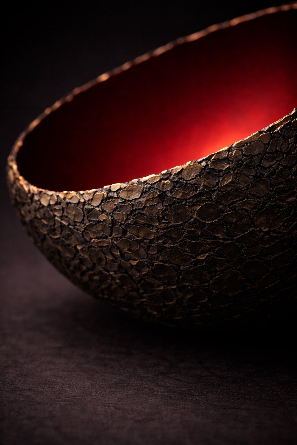 Ember — extreme close-up